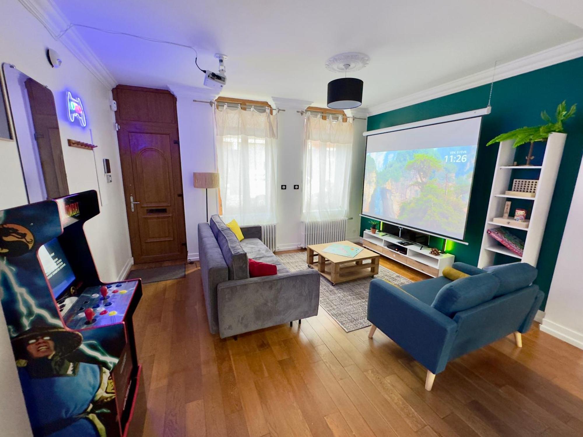Maison 3Ch - Cinema - Game Room - Parking - Gare Amiens Eksteriør billede